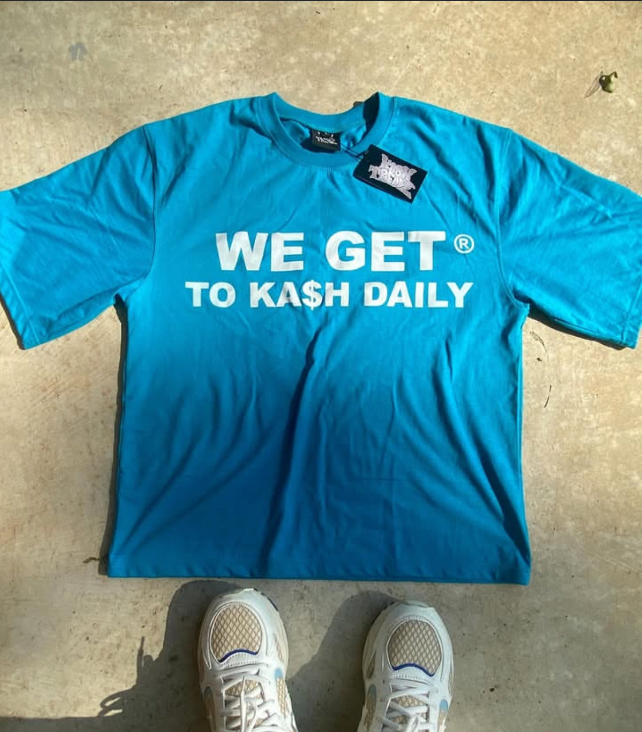 Kash Trendz Signature Tee Light Blue