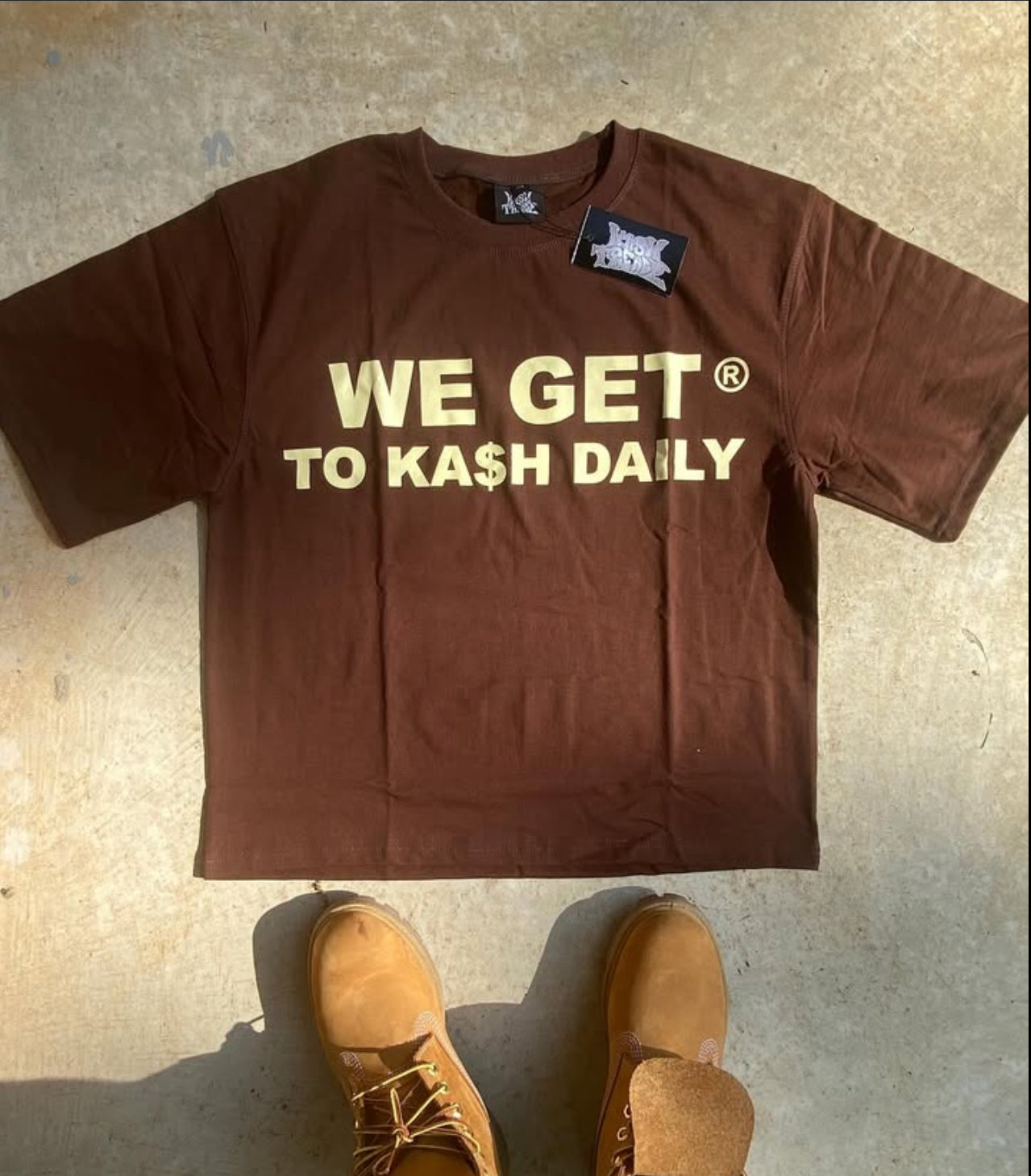 Kash Trendz Signature Tee Brown