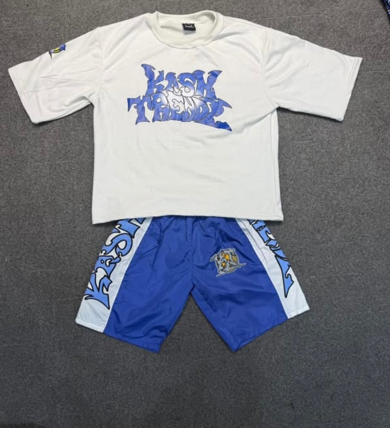 Kash Trendz Blue/White Set