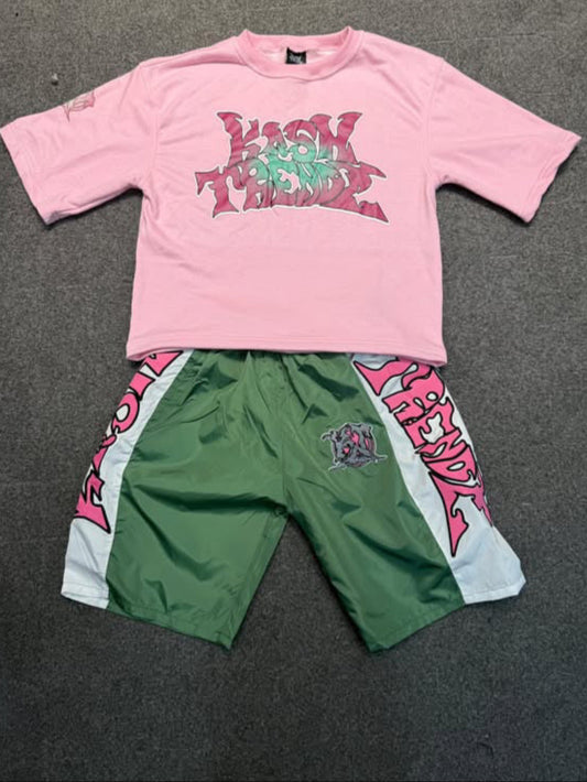 Kash Trendz Pink/Green Set