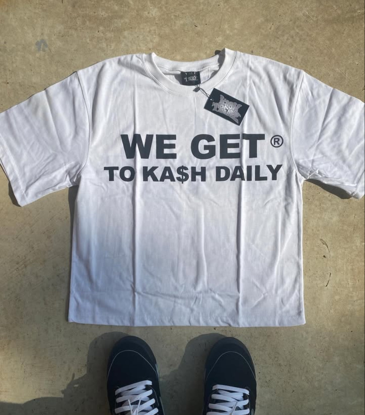 Kash Trendz Signature Tee White